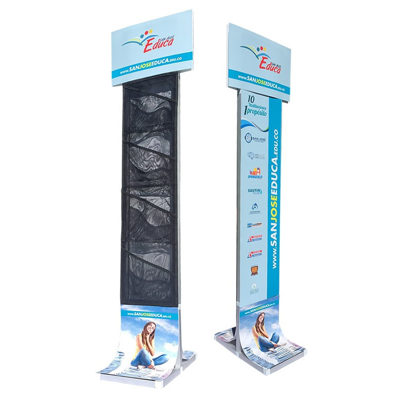 Porta Folletos dual.