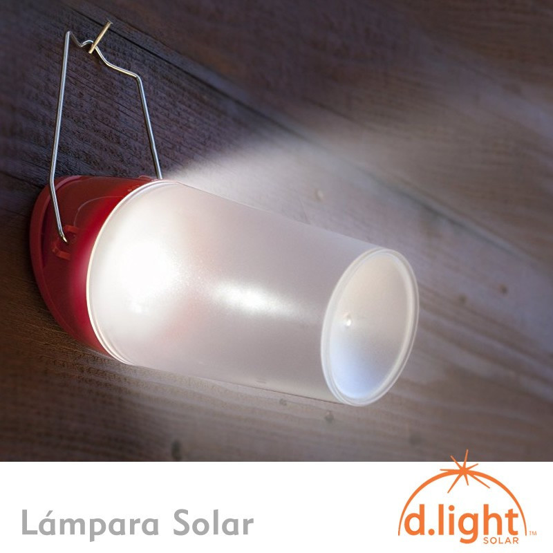 Lámpara linterna LED de recarga solar d´light