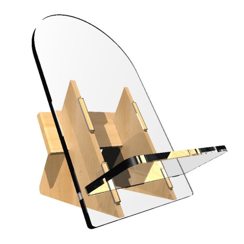 Soporte porta libros