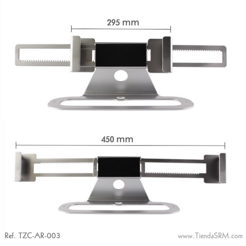 Anti-theft stand for laptops