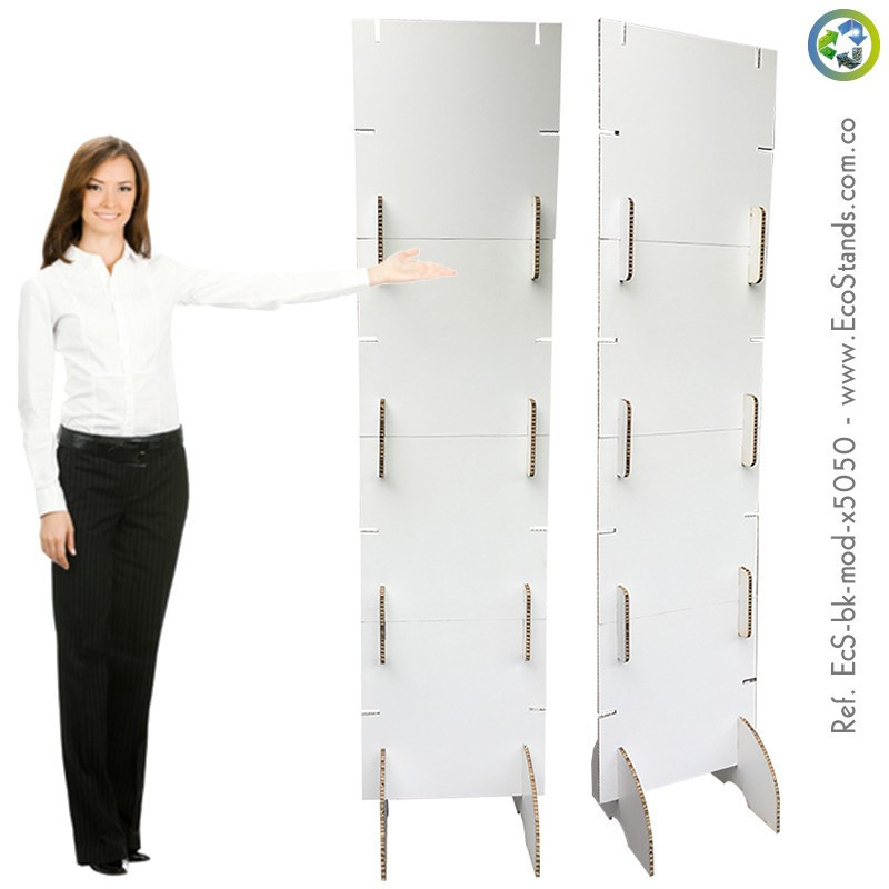 Backing publicitario de cartón modular Eco Stand