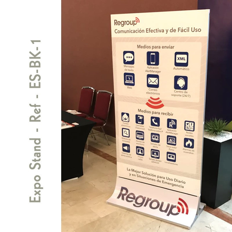 ExpoStands - Backing Sencillo 2 x 1