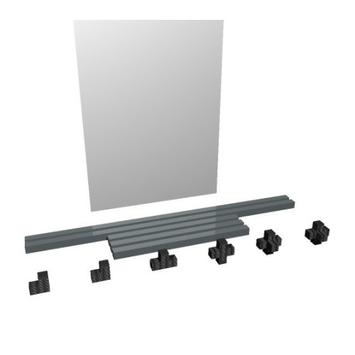 Módulo extensor 2x0,50 para stands ExpoStands