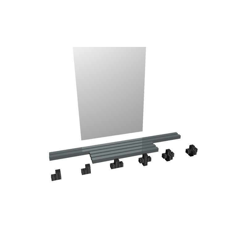 Módulo extensor 2x0,50 para stands ExpoStands
