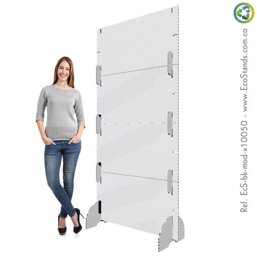 Backing publicitario de cartón modular Eco Stand