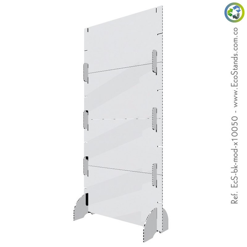 Backing publicitario de cartón modular Eco Stand