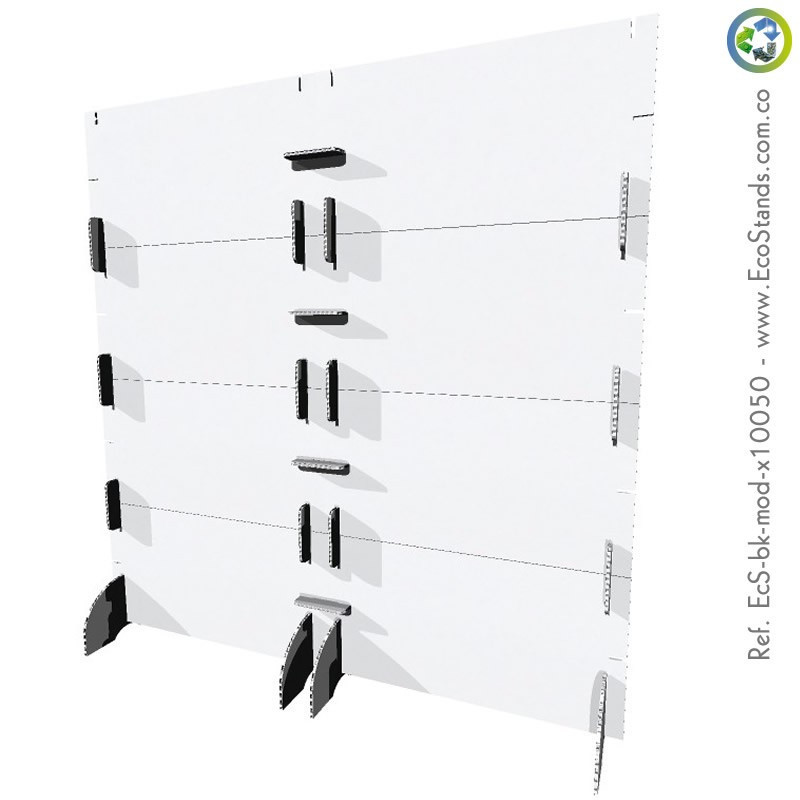 Backing publicitario de cartón modular Eco Stand