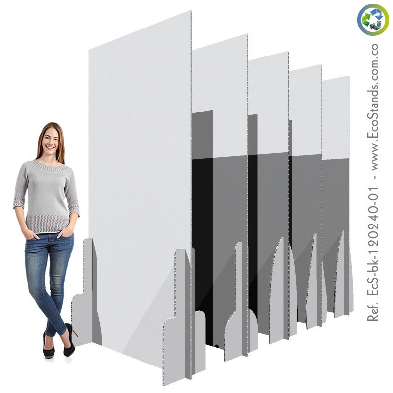 Backing publicitario de cartón Eco Stand 120x240 cm