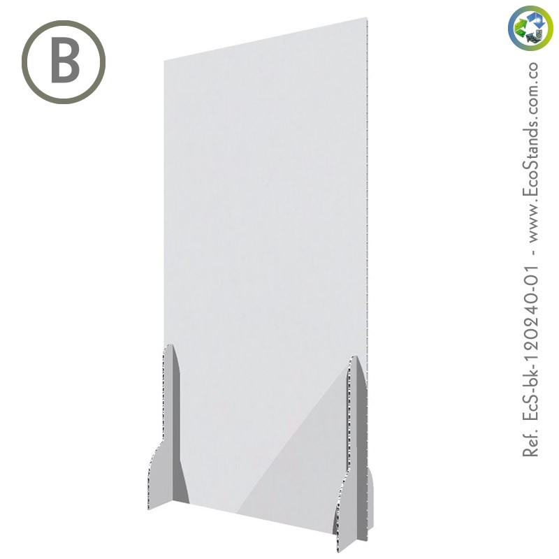 Backing publicitario de cartón Eco Stand 120x240 cm