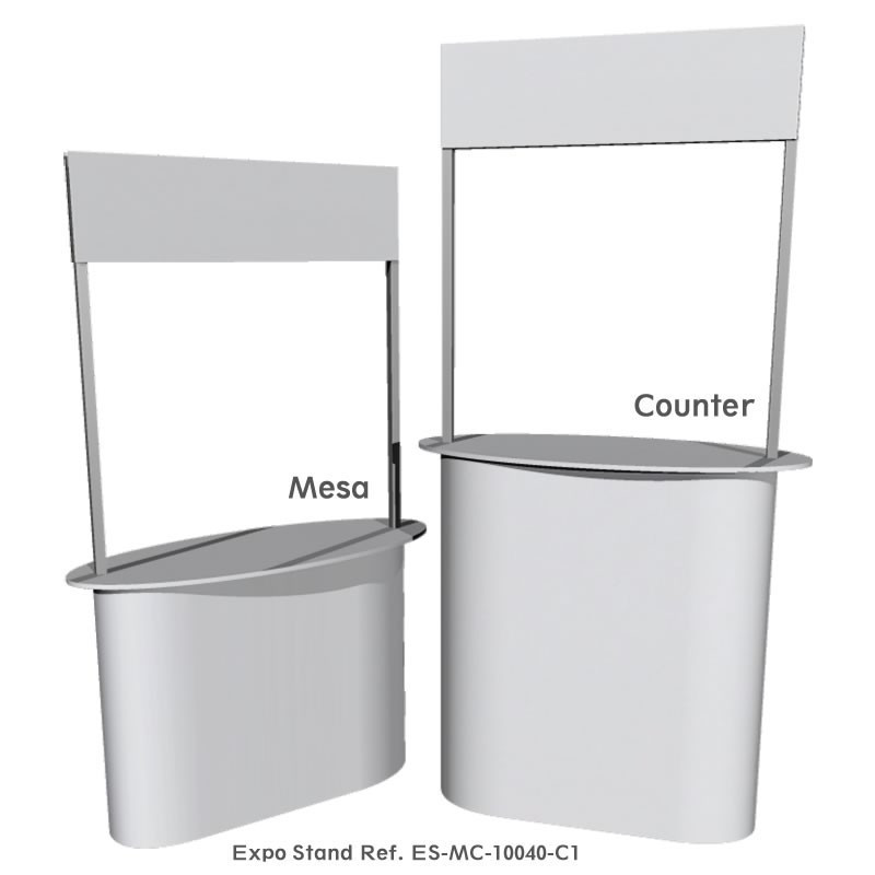 Oval Counter or Table with Border