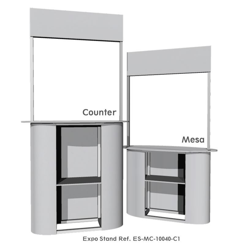 Oval Counter or Table with Border
