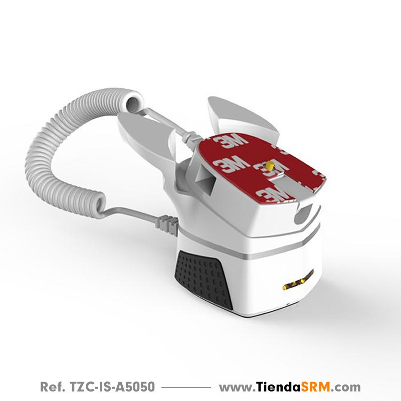 Alarm with stand and security clamp for tablets.