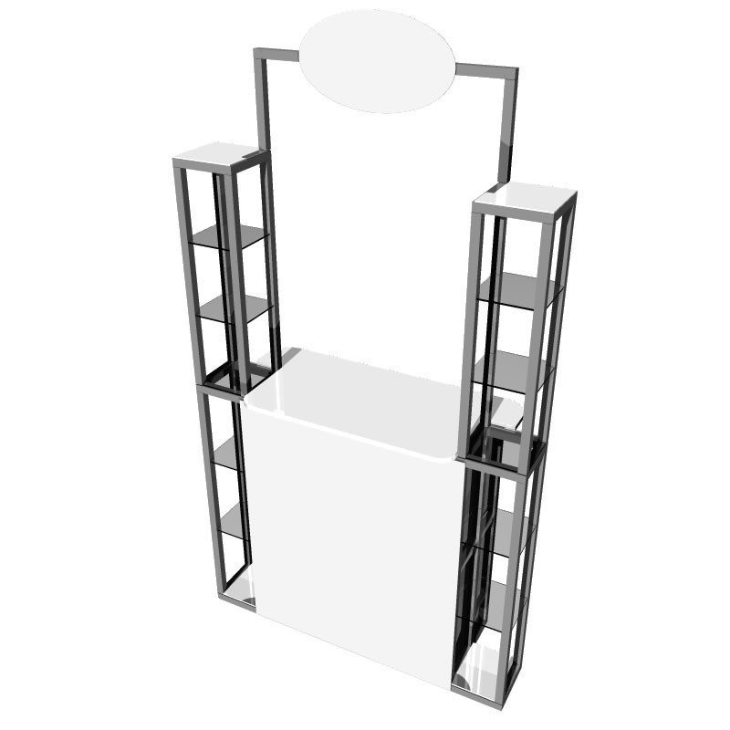 Combi Stand Ref. ES-CS-21 Counter con repisa doble