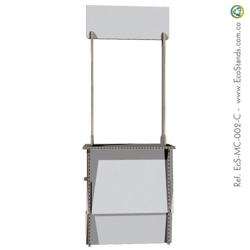Mesa y counter de cartón Eco Stand 95x40