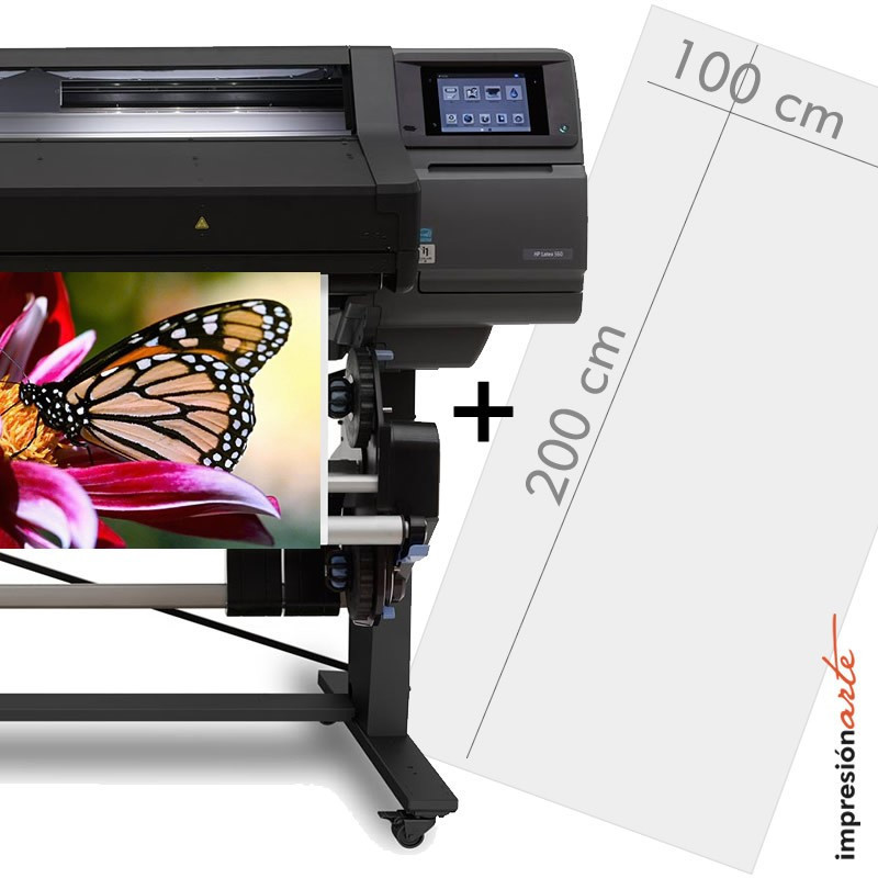 Digital Printing on adhesive vinyl + polystyrene sheet