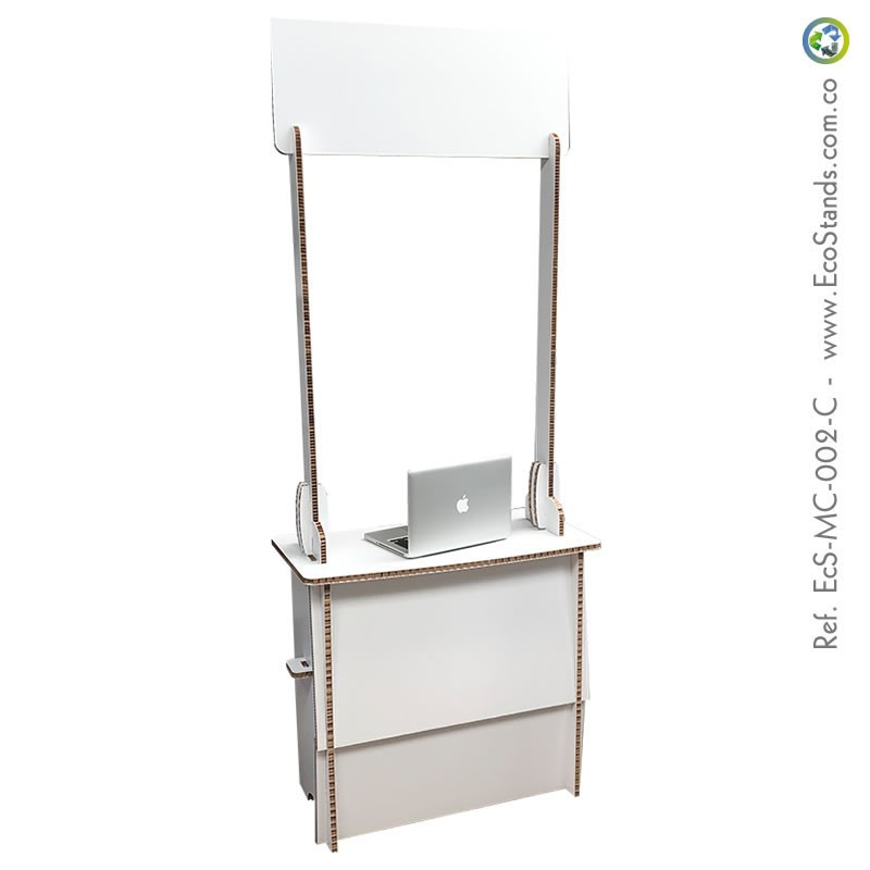 Mesa y counter de cartón Eco Stand 95x40