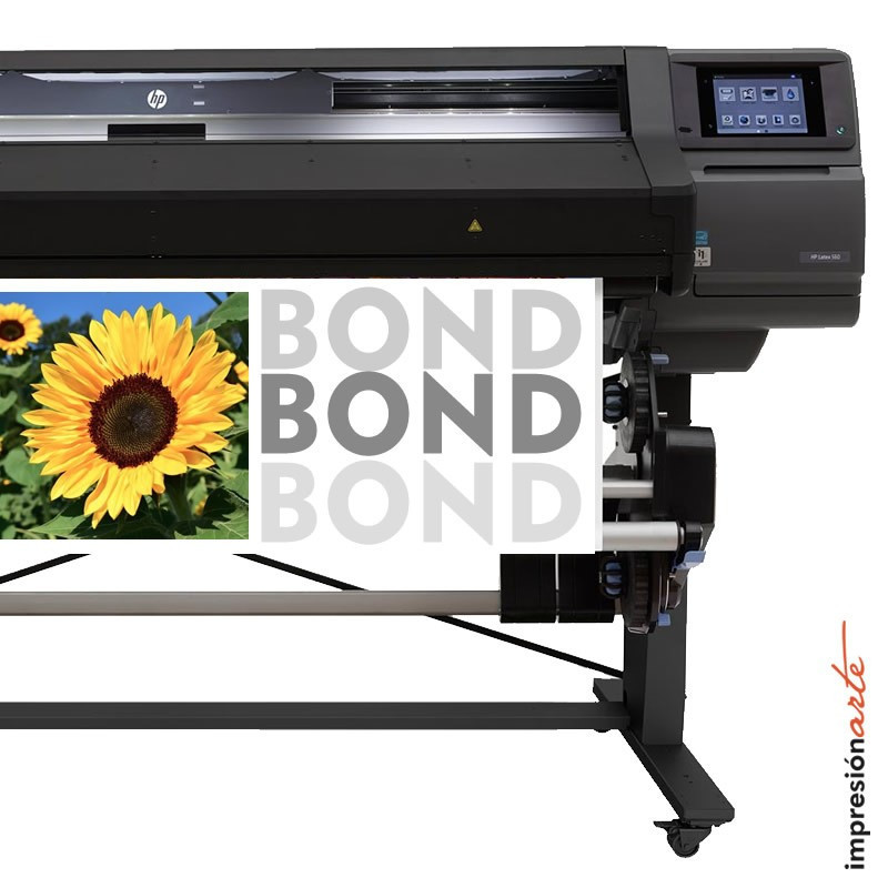 Impresión Digital gran formato sobre papel Bond