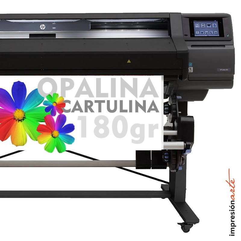 Impresión Digital gran formato sobre opalina 180 gr