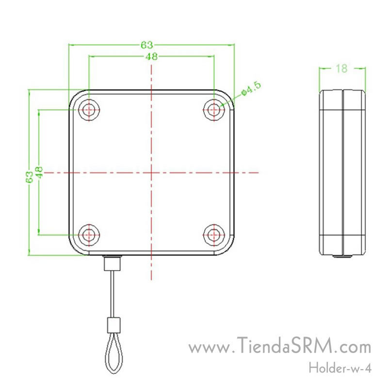 Retractable adjustable security cable with wire.