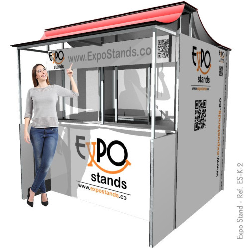 Portable Booth or Kiosk 2 x 2 meters