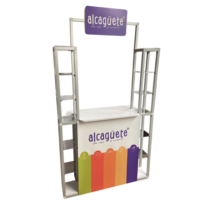 Combi Stand Ref. ES-CS-21 Counter with double shelf