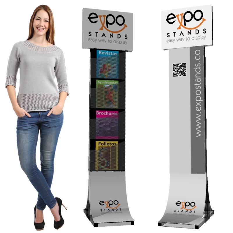 Porta Folletos dual.