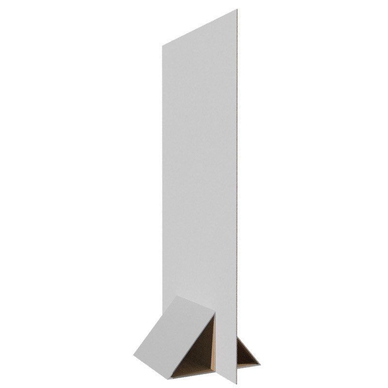 Cardboard advertising backing with triangular support 100x200 cm