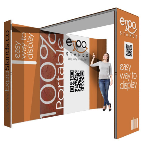 Stand publicitario de 3x2 Expo Stand Ref. ES-St-3x2-001