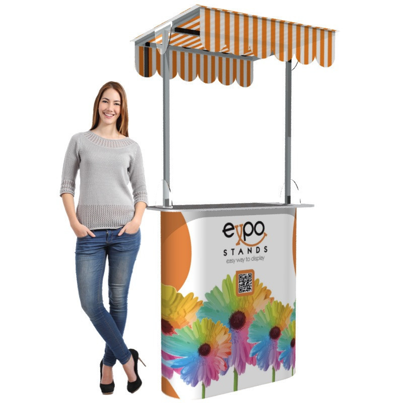 Mesa o Counter portátil con techo