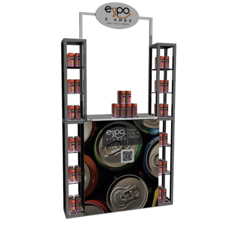 Combi Stand Ref. ES-CS-21 Counter con repisa doble