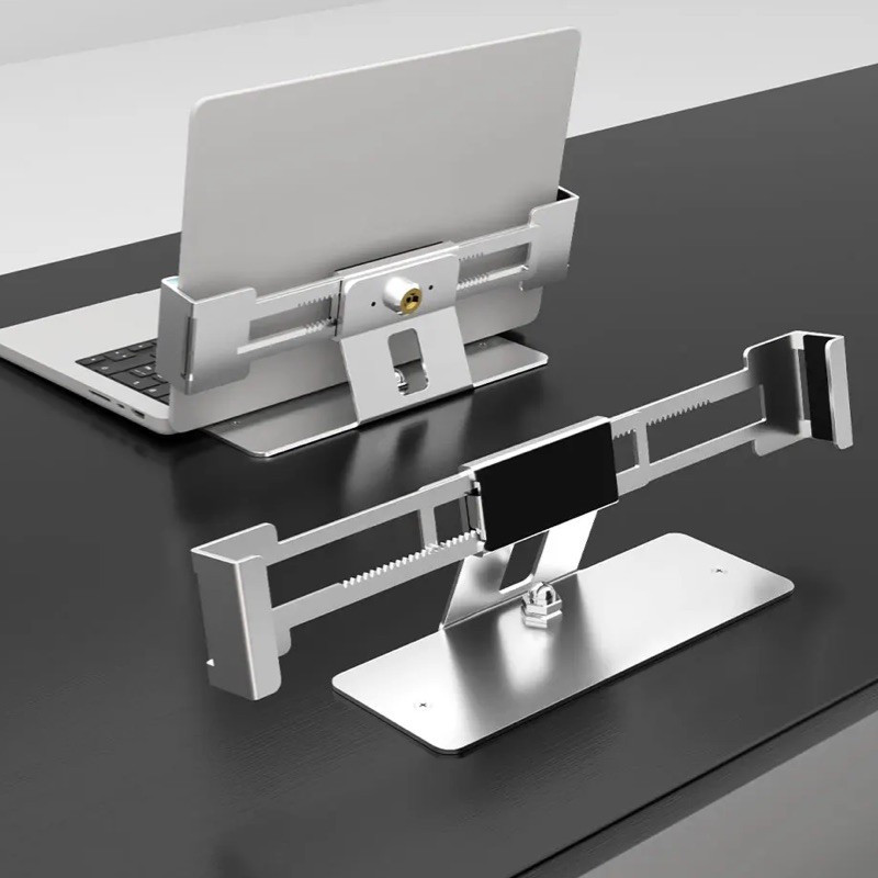Anti-theft stand for laptops