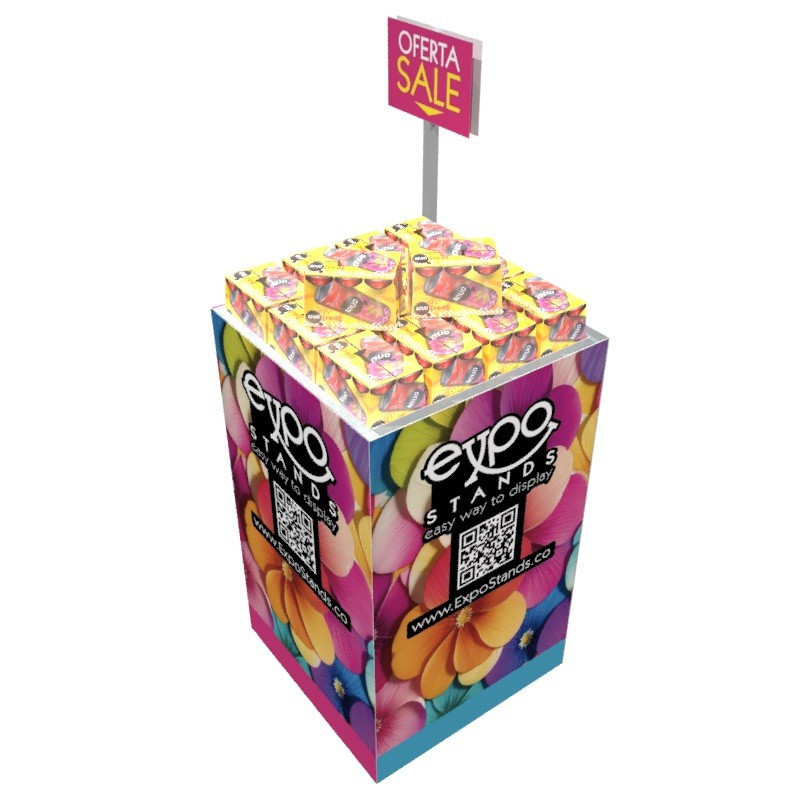 Waste Bin / Trash Pop Display 60x60x75