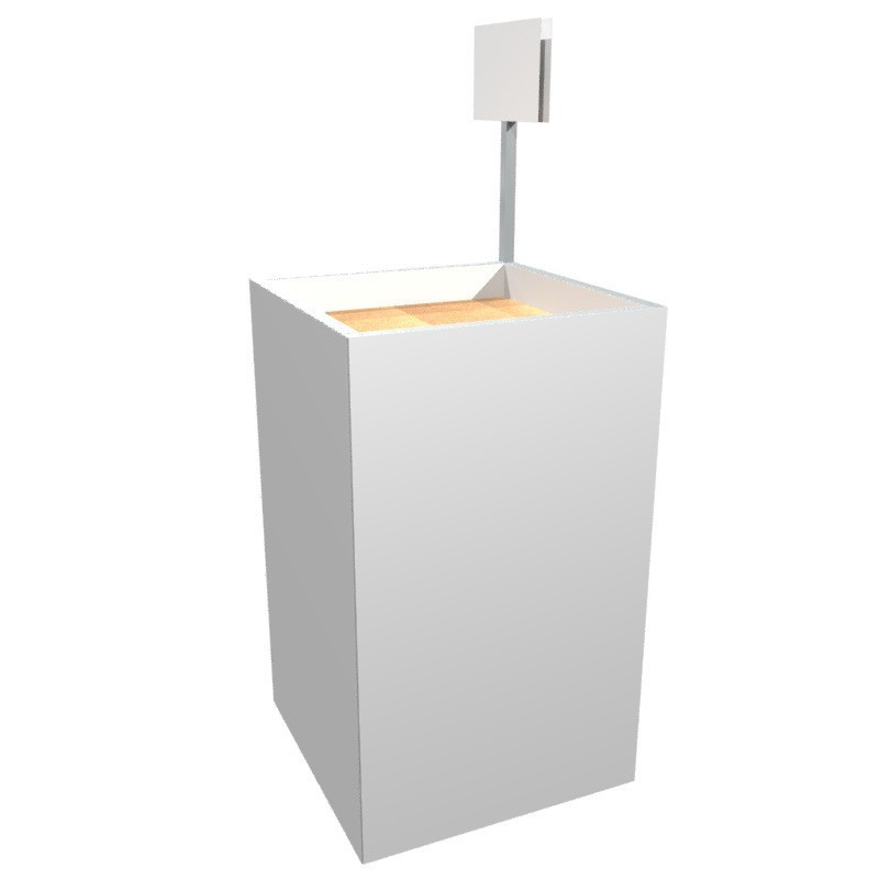 Waste Bin / Trash Pop Display 60x60x75