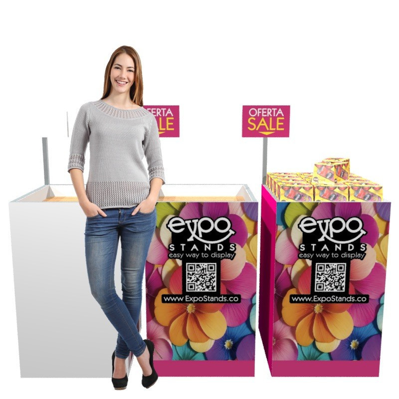 Waste Bin / Trash Pop Display 60x60x75
