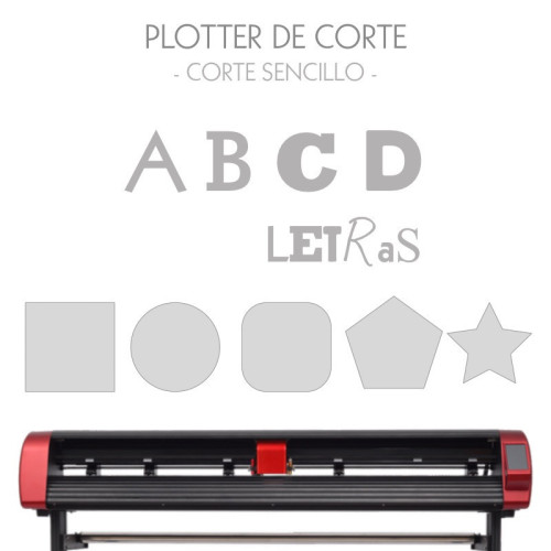 Cutting and labeling plotter service - Simple