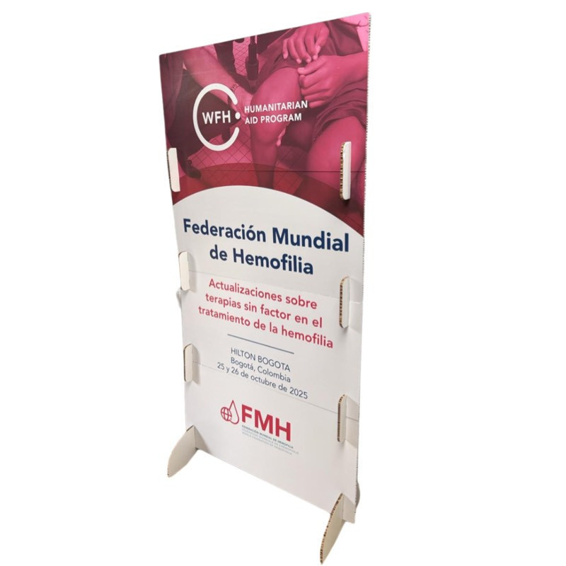 Backing publicitario de cartón modular Eco Stand