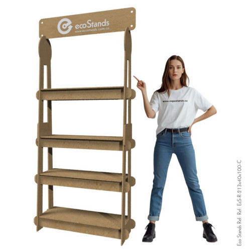 Tiered MDF Display Shelf