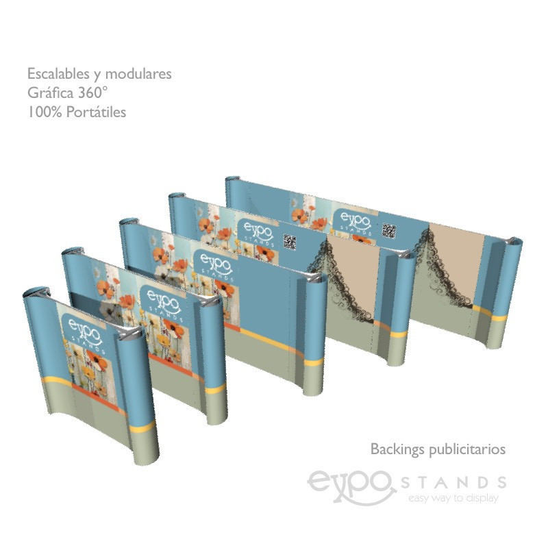 Expo Stands - Backing 2x5 H