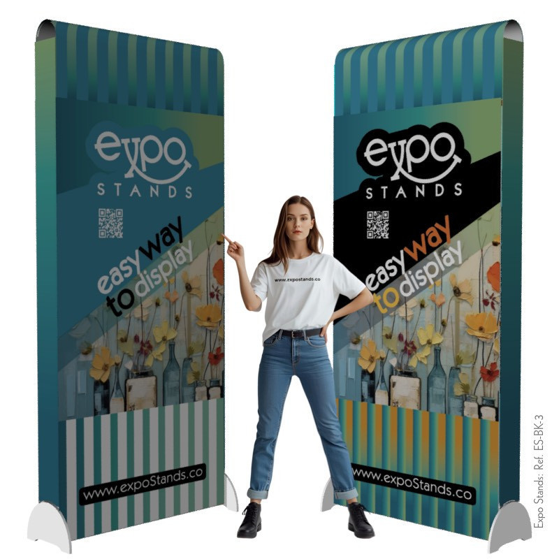 Expo Stands - Double Backing 240 x 100 cm