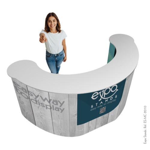 Double U-shaped Table or Counter