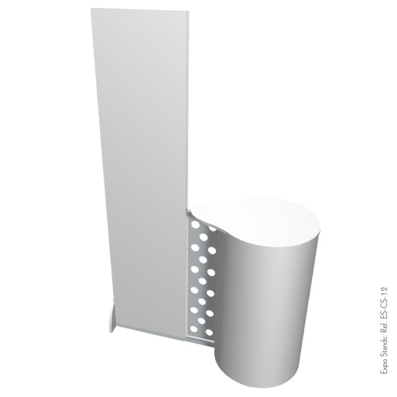 Stand portátil con counter y backing dual