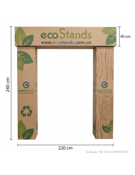 Arco de Cartón 220 x 240