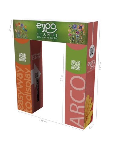 Arco publicitario 2,95 x 2,40 mts