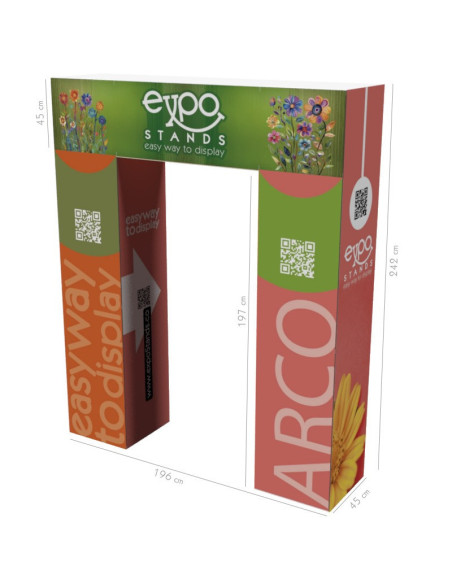 Arco publicitario 2,95 x 2,40 mts