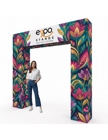Arco publicitario portátil 250x 240 cm