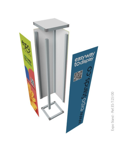 Totem cubo publicitario portátil