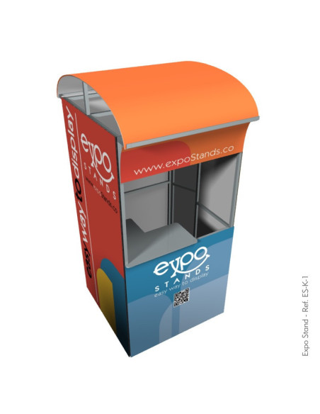 Caseta o Kiosco portátil de 1 x 1 mts