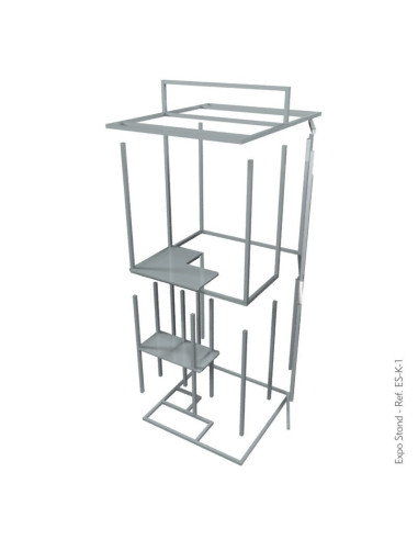 Caseta o Kiosco portátil de 1 x 1 mts