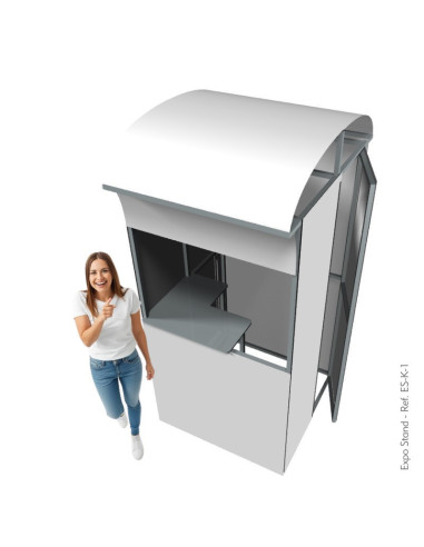 Caseta o Kiosco portátil de 1 x 1 mts