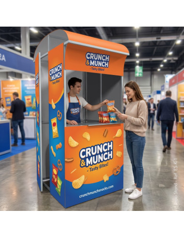 Caseta o Kiosco portátil de 1 x 1 mts